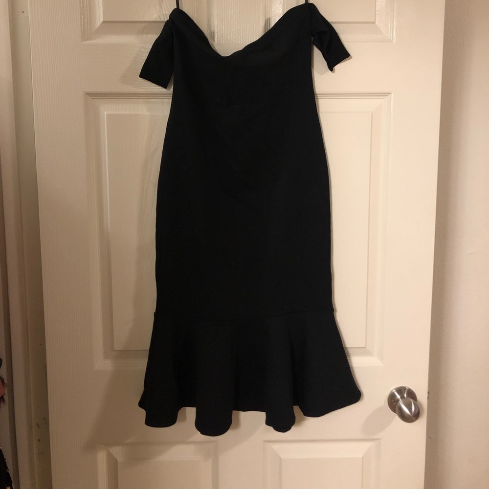 Off the shoulder knit dress